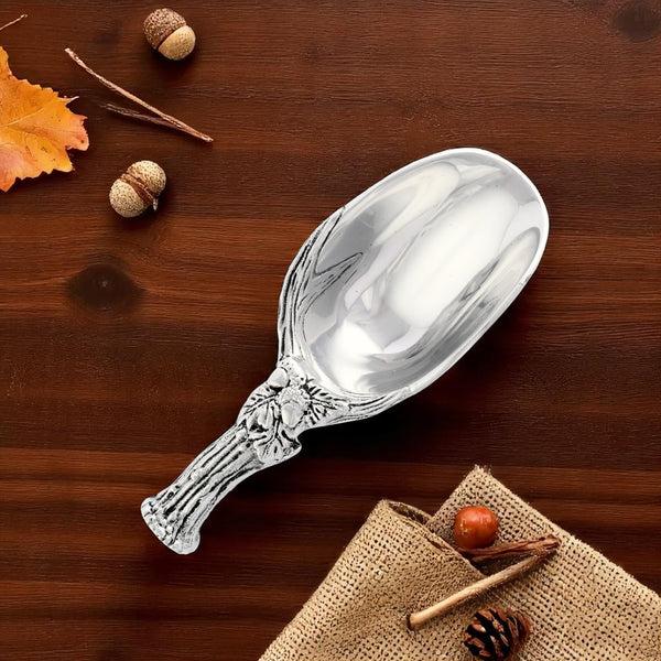 Arthur Court Antler And Oak Leaf Ice Scoop