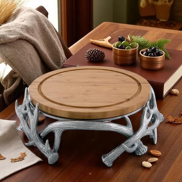 Arthur Court Antler Cheese Pedestal