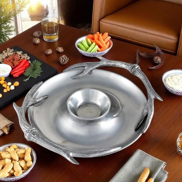 Arthur Court Antler Chip And Dip