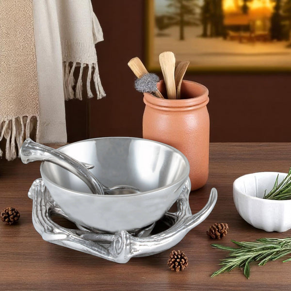 Arthur Court Antler Condiment Server