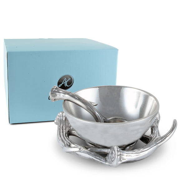 Arthur Court Antler Condiment Server