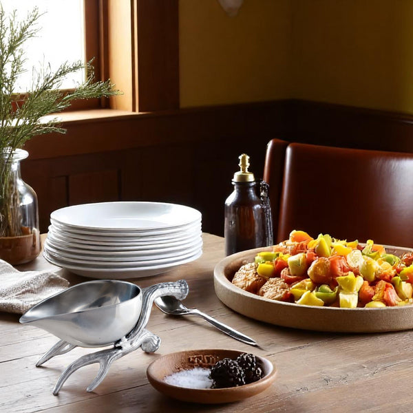 Arthur Court Antler Gravy Boat