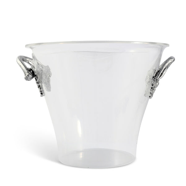 Arthur Court Antler Handle Acrylic Ice Bucket