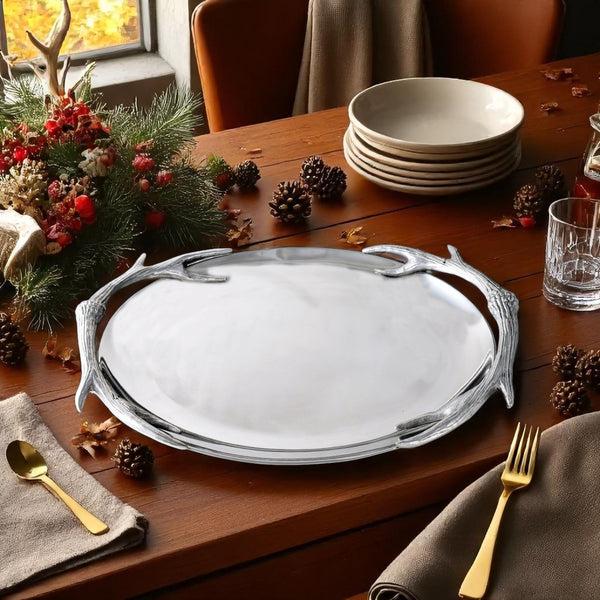 Arthur Court Antler Oval Platter