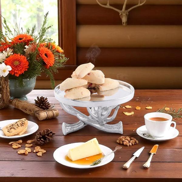 Arthur Court Antler Treat / Cookie Stand