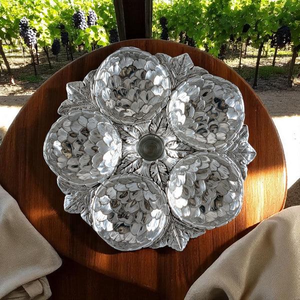 Arthur Court Artichoke 5 Section Snack Tray