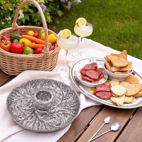 Arthur Court Artichoke Chip And Dip