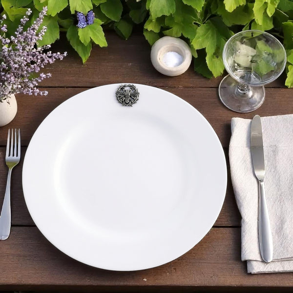 Arthur Court Bee Melamine Lunch Plates - Set Of 4