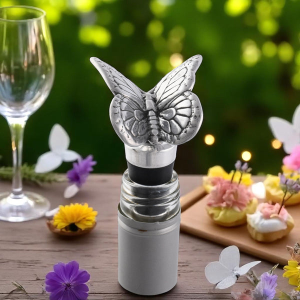 Arthur Court Bottle Stopper - Butterfly