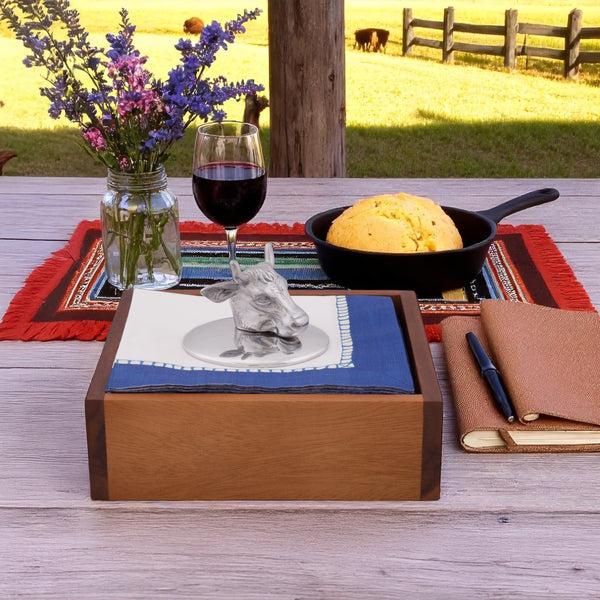 Arthur Court Bull Napkin Weight