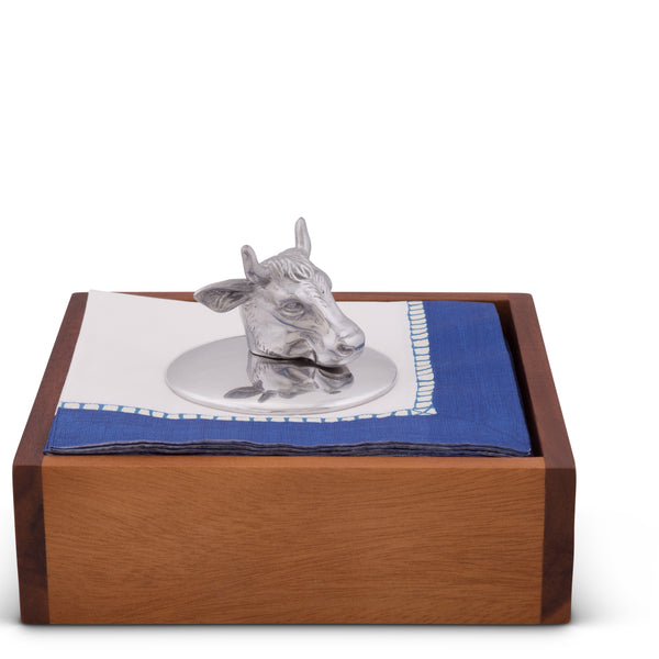 arthur court Bull Napkin Weight