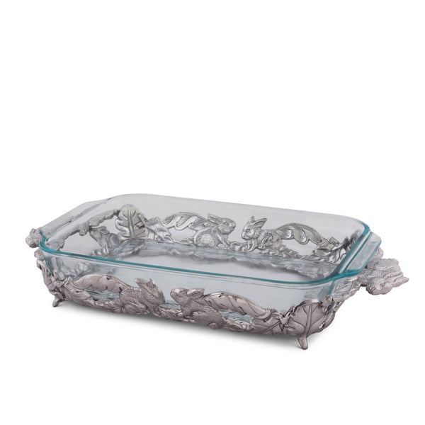 arthur court Bunny 3-Qt Casserole W/Pyrex