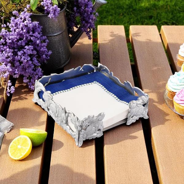 Arthur Court Bunny Luncheon Napkin Box