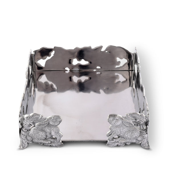 Arthur Court Bunny Luncheon Napkin Box