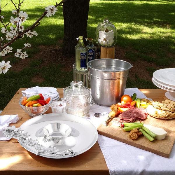 Arthur Court Butterfly And Dogwood Chip And Dip