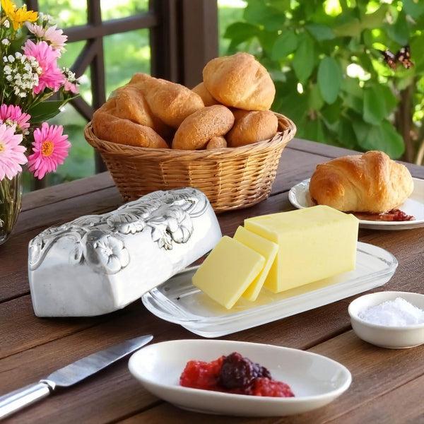 Arthur Court Butterfly Butter Dish