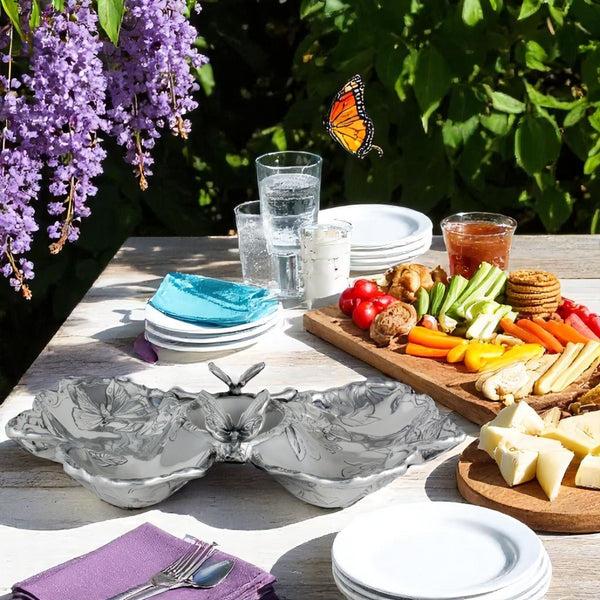 Arthur Court Butterfly Chip And Dip