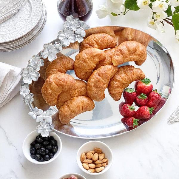 Arthur Court Butterfly Dogwood Platter