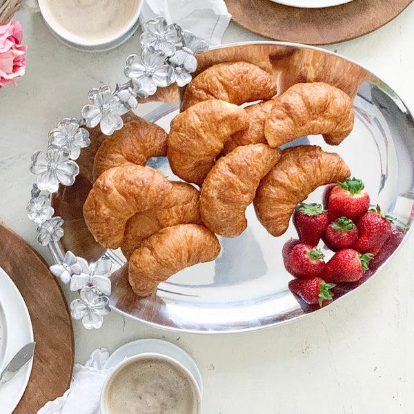 Arthur Court Butterfly Dogwood Platter