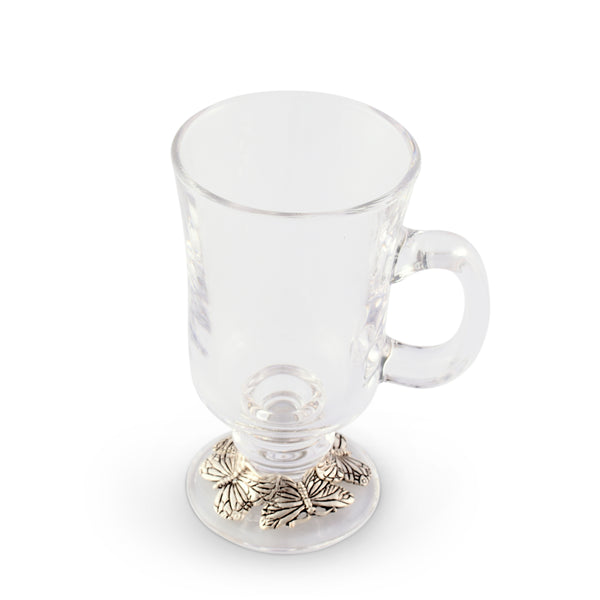 Arthur Court Butterfly Glass Mugs