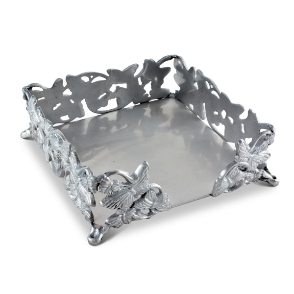 Arthur Court Butterfly Luncheon Napkin Box