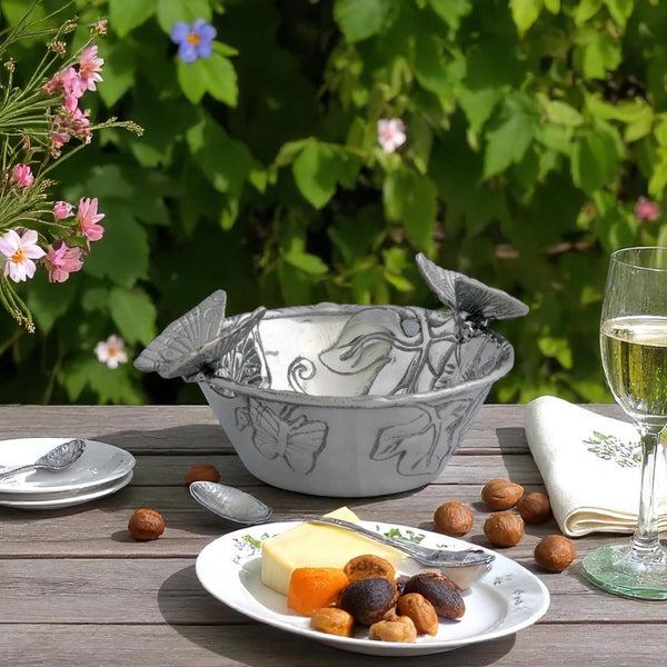 Arthur Court Butterfly Nut Bowl