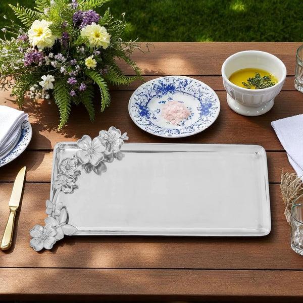 Arthur Court Butterfly Oblong Dogwood Tray