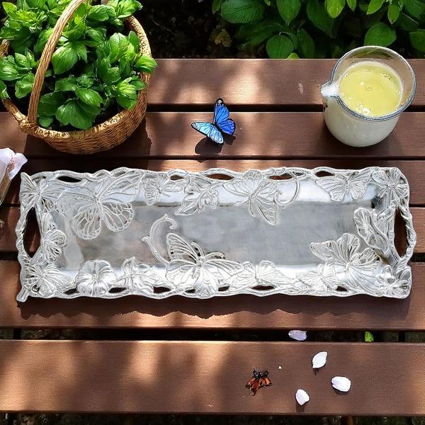 Arthur Court Butterfly - Oblong Tray 18 X 6
