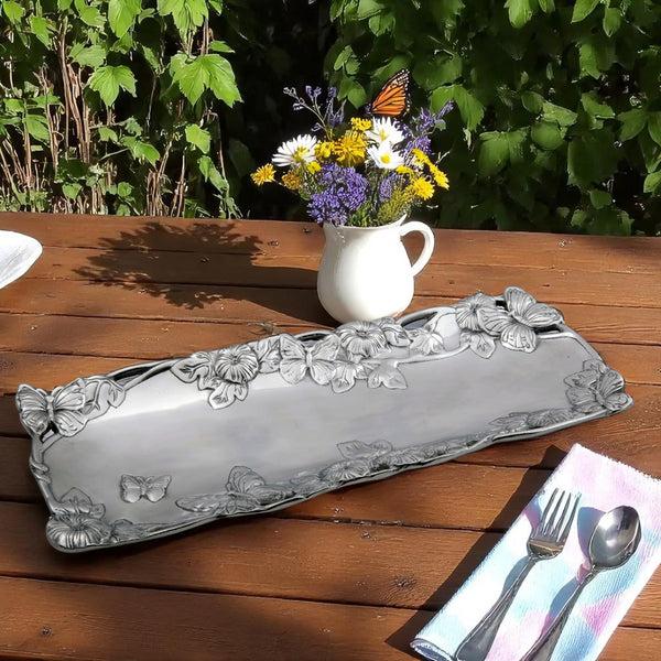 Arthur Court Butterfly - Oblong Tray 19 X 7.5