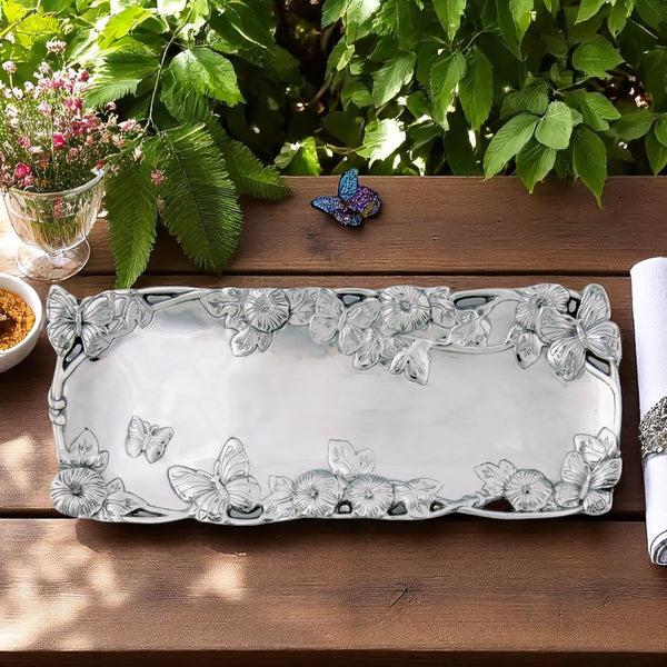 Arthur Court Butterfly - Oblong Tray 19 X 7.5