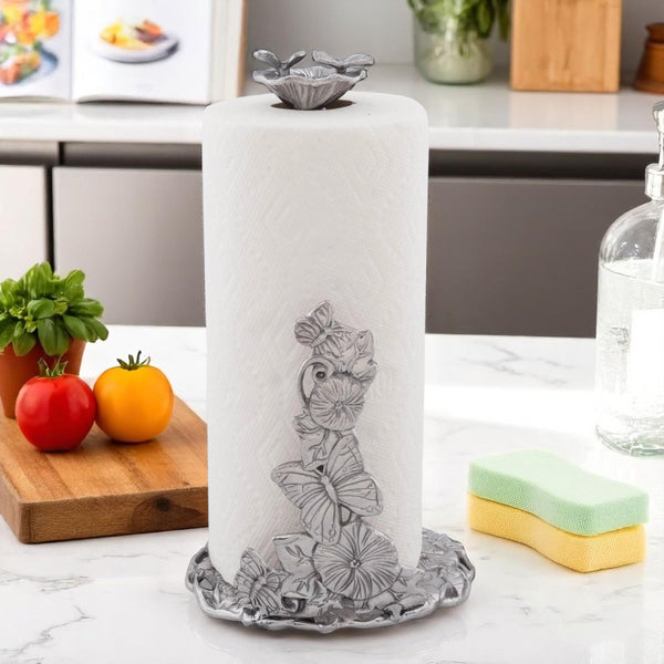 Arthur Court Butterfly Paper Towel Holder