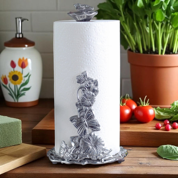 Arthur Court Butterfly Paper Towel Holder
