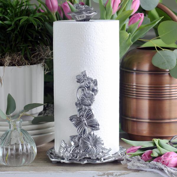 Arthur Court Butterfly Paper Towel Holder