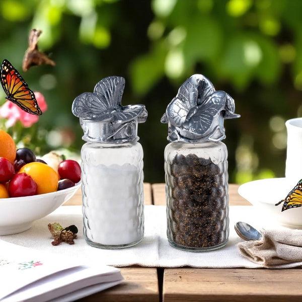 Arthur Court Butterfly Salt And Pepper Set