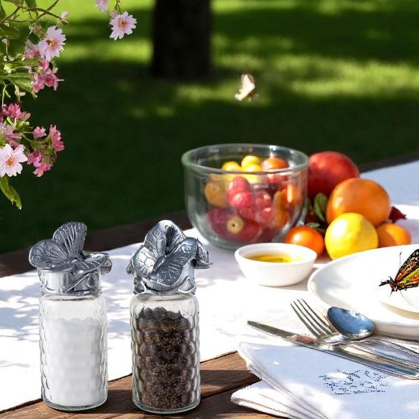 Arthur Court Butterfly Salt And Pepper Set