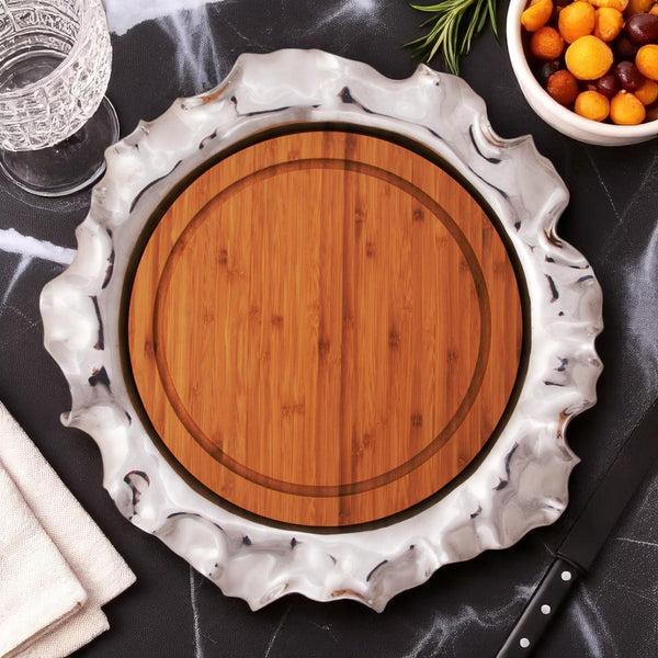 Arthur Court Carmel Cheese Stand 10 Board