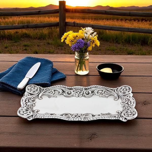 Arthur Court Concho Bread Tray
