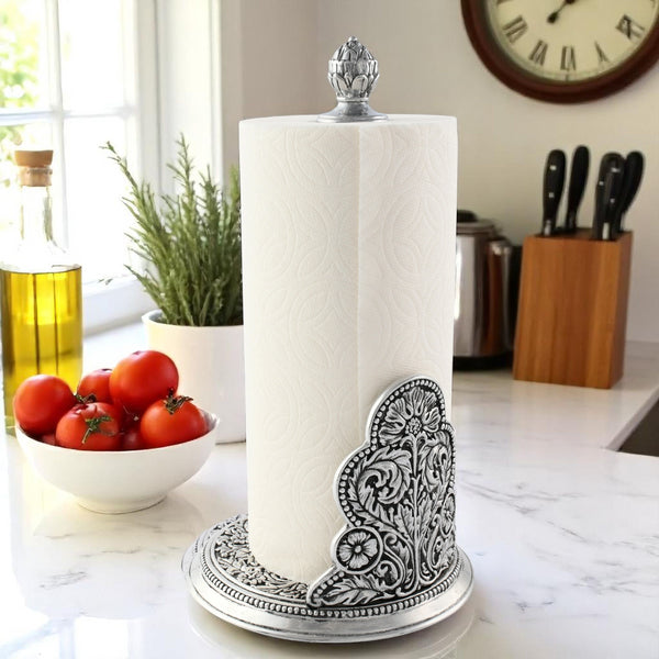 Arthur Court Concho Pattern Paper Towel Holder