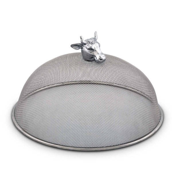 Arthur Court Cow Head Stainless Mesh Picnic Cover