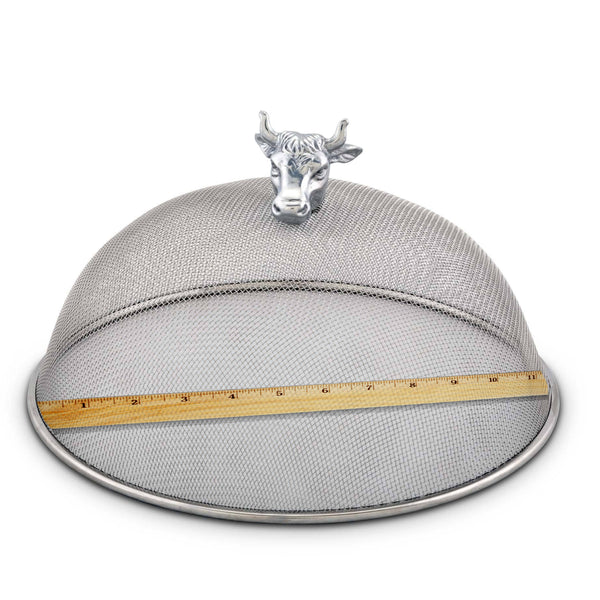 Arthur Court Cow Head Stainless Mesh Picnic Cover