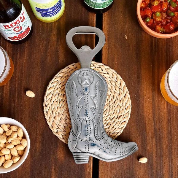 Arthur Court Cowboy Boot Bottle Opener