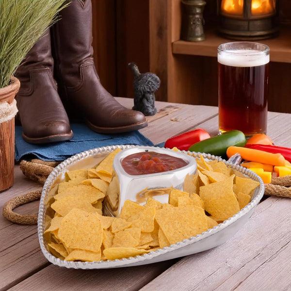 Arthur Court Cowboy Chip And Dip