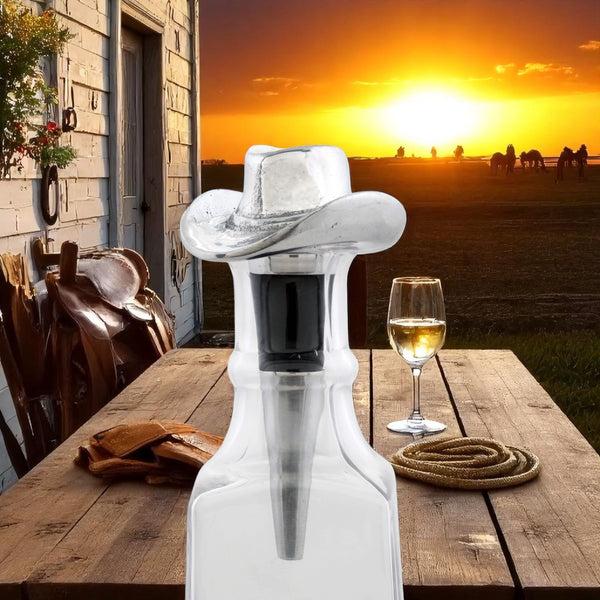 Arthur Court Cowboy Hat Bottle Stopper