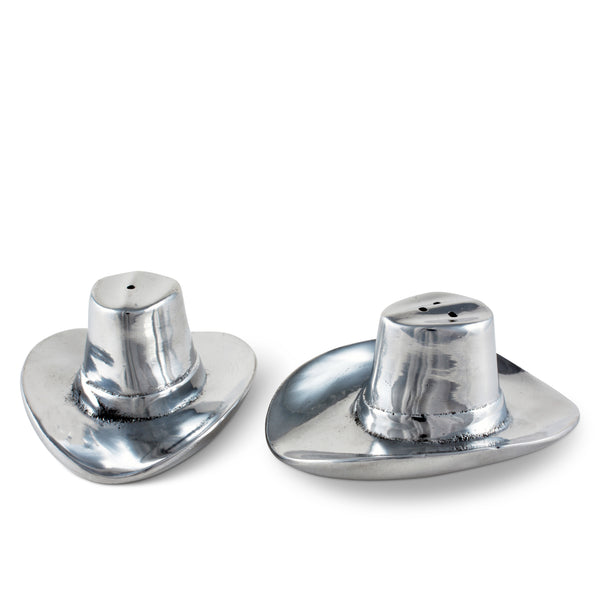 arthur court Cowboy Hat Salt and Pepper Set