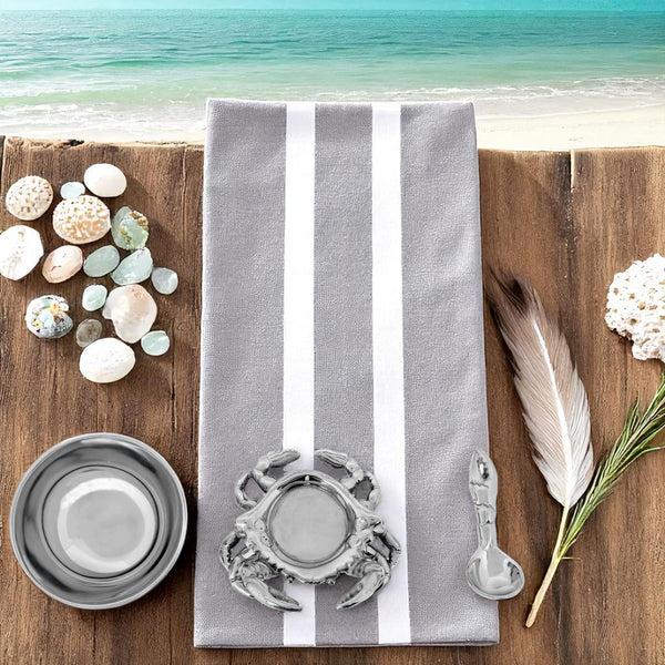 Arthur Court Crab 3-Piece Condiment Set