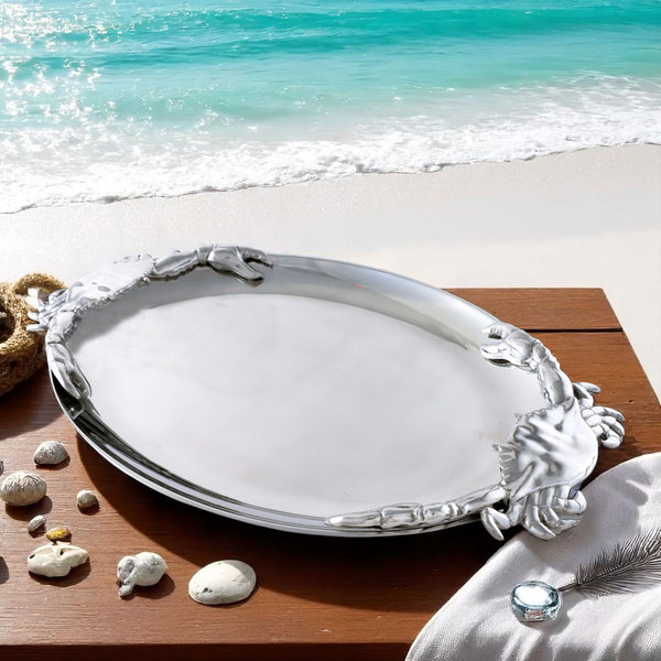Arthur Court Crab Oval Platter