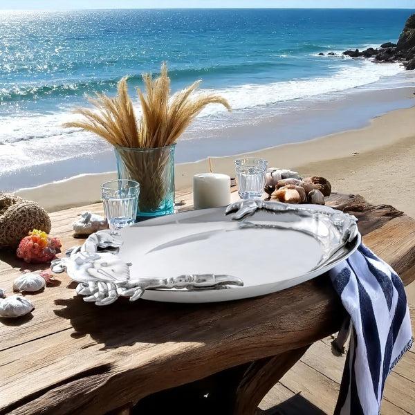 Arthur Court Crab Oval Platter