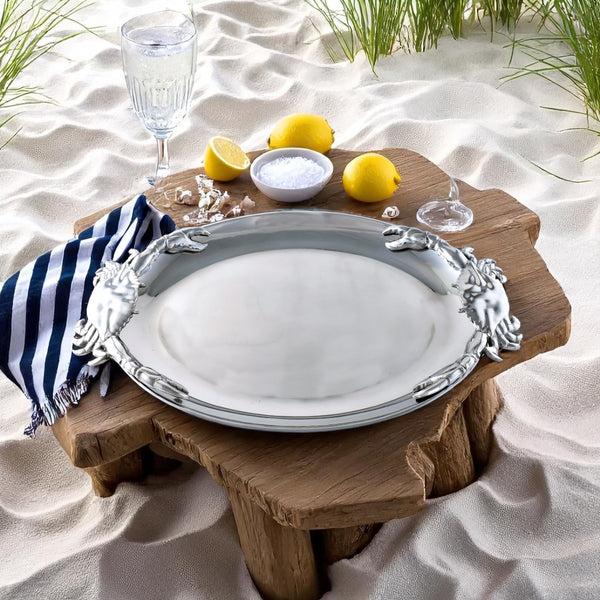 Arthur Court Crab Oval Platter