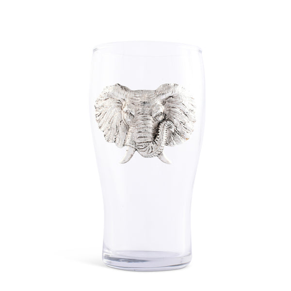 Arthur Court Elephant Beer Pint Glasses - Set Of 4