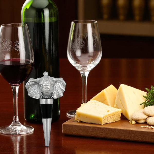 Arthur Court Elephant Bottle Stopper